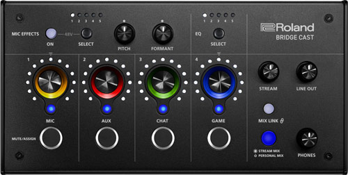 Roland BRIDGE CAST Dual Bus Gaming Mixer