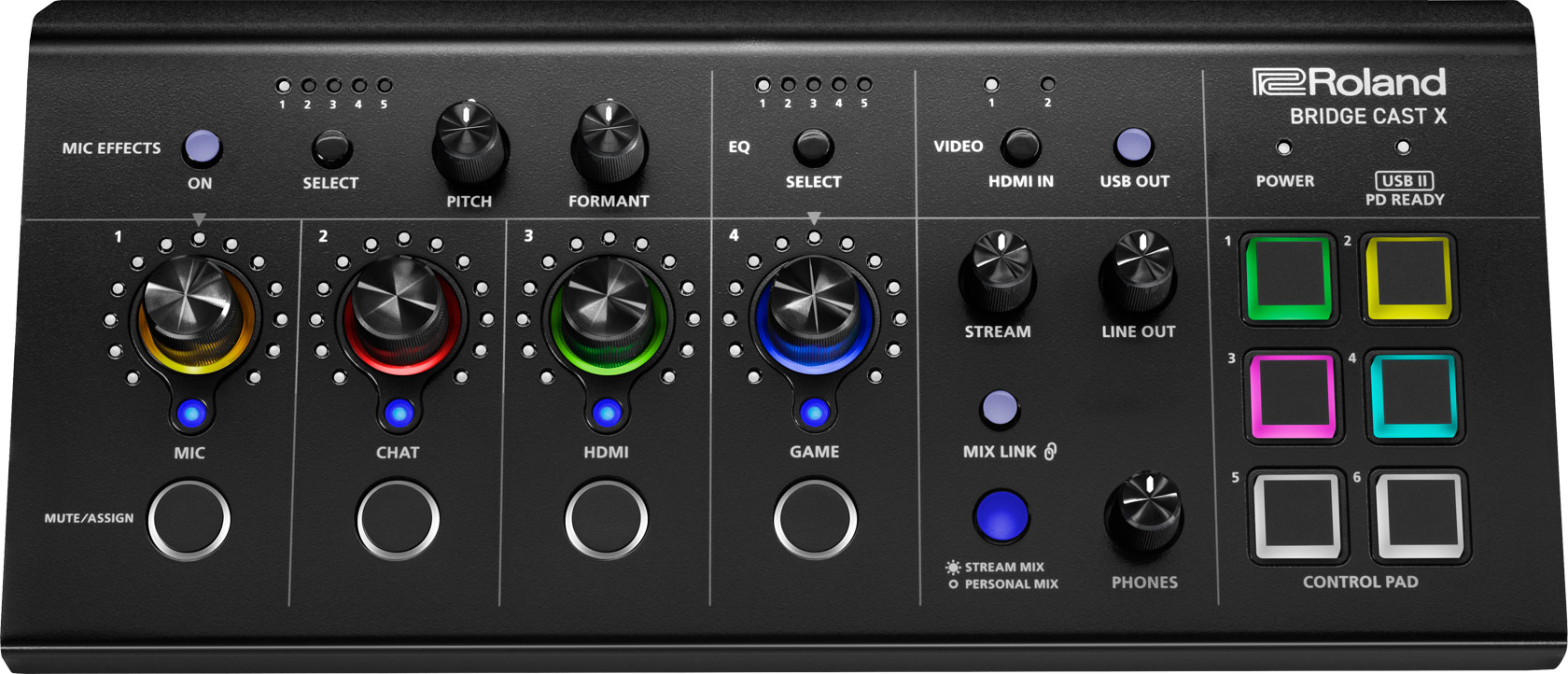 Roland BRIDGE CAST X Dual Bus Streaming Mixer and Video Capture - view 2
