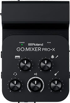 Roland GO:MIXER PRO-X Audio Mixer for Smartphones