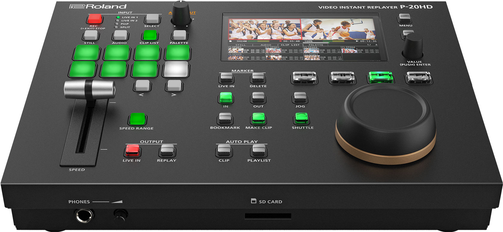 Roland P-20HD Instant Replay - view 3