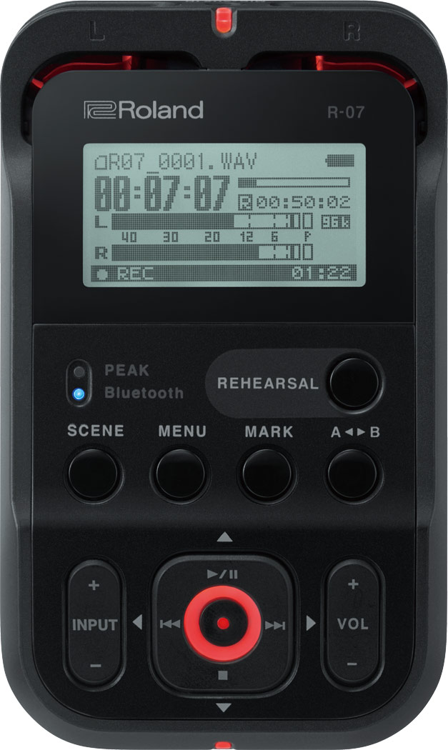 Roland R-07 High-Resolution Handheld Audio Recorder - view 3