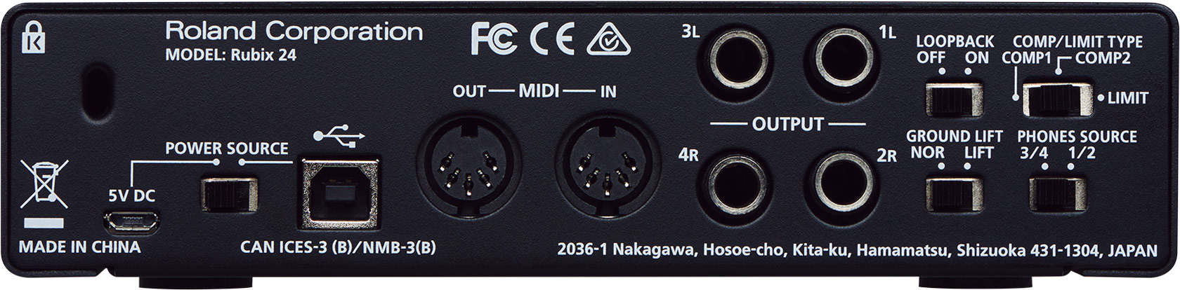 Roland Rubix24 USB Audio Interface - view 2