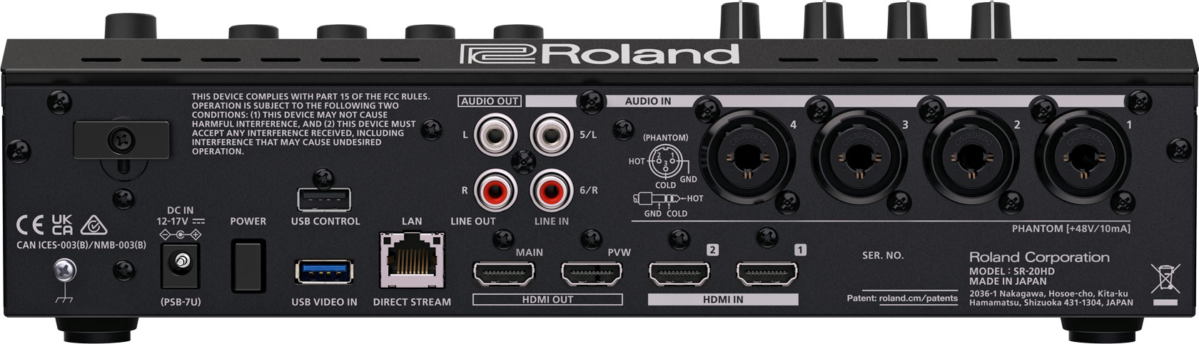 Roland SR-20HD Direct Streaming AV Mixer - view 4