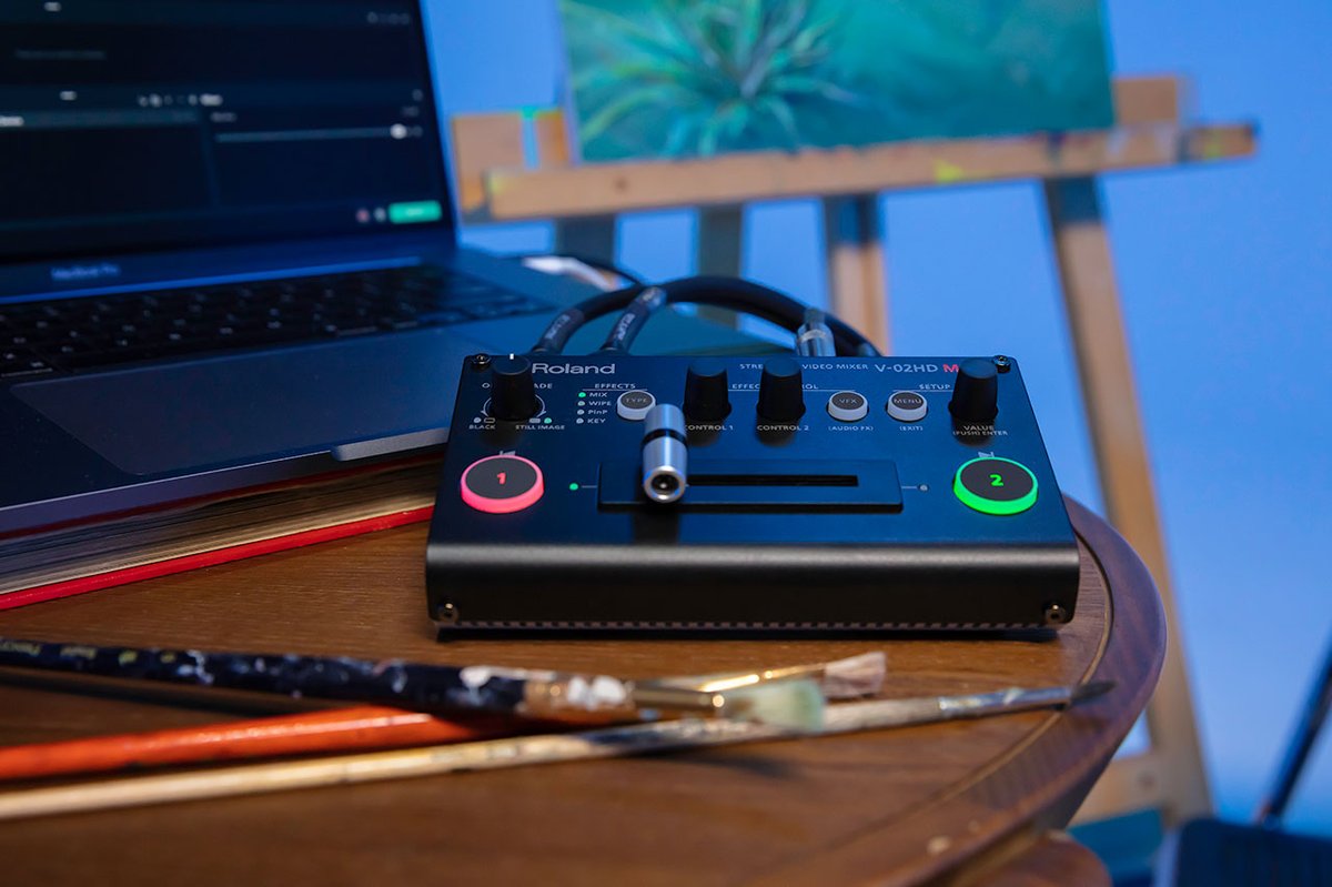 Roland V-02HD MK II Streaming Video Mixer