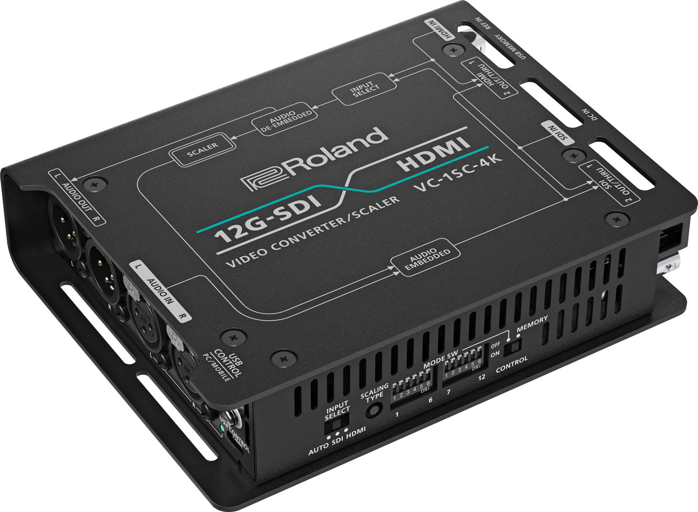 Roland VC-1SC-4K 12G-SDI / HDMI Cross Converter and Scaler - view 4