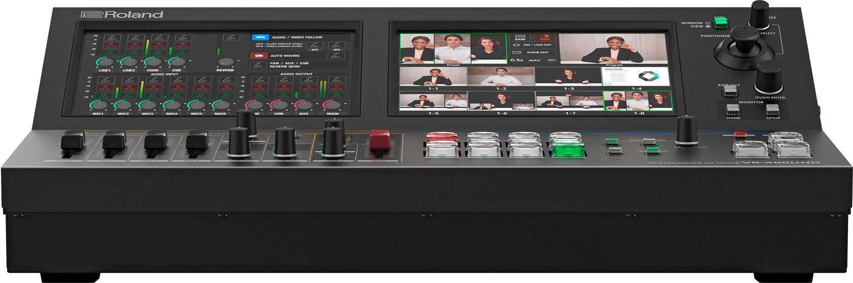 Roland VR-400UHD 4K Streaming AV Mixer - view 3