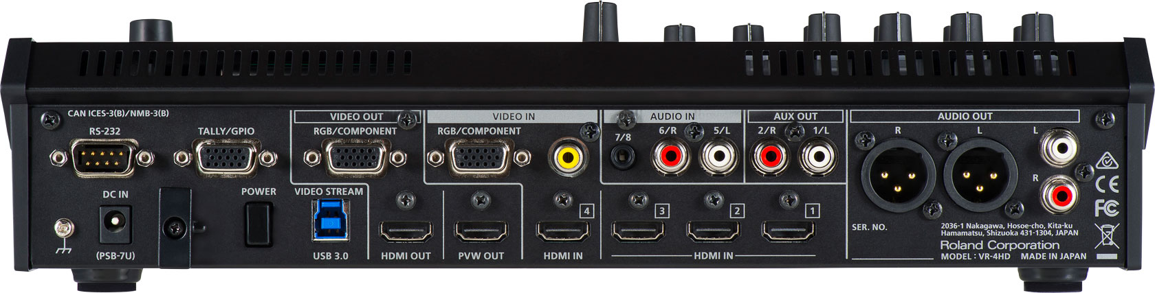 Roland VR-4HD HD AV Mixer - view 3