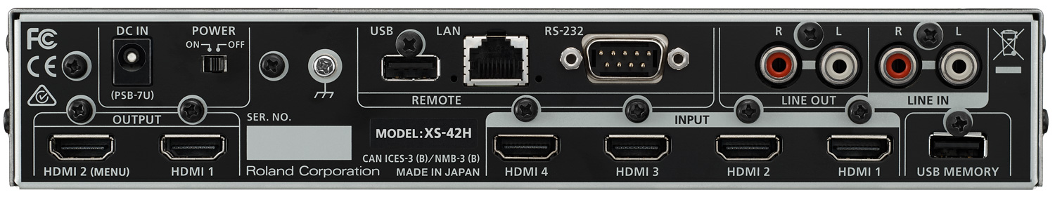 Roland XS-42H Matrix Switcher - view 4