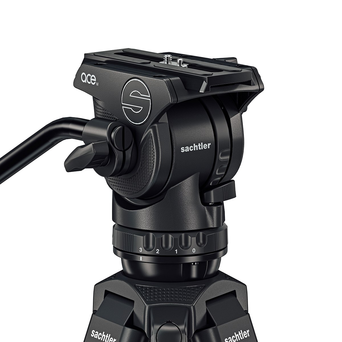 Sachtler 1002M System Ace M aluminium with Fluid Head, Ace 75/2 D Tripod, Ground Spreader & Bag - view 4