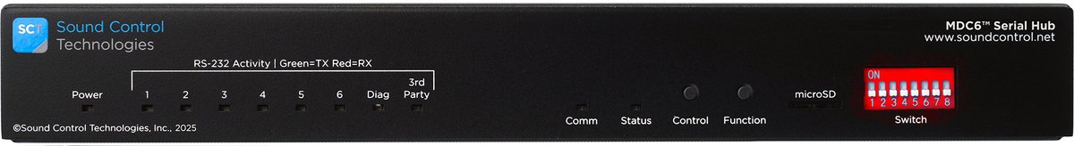 Sound Control Technologies MDC6 Serial Hub for Cisco Environments
