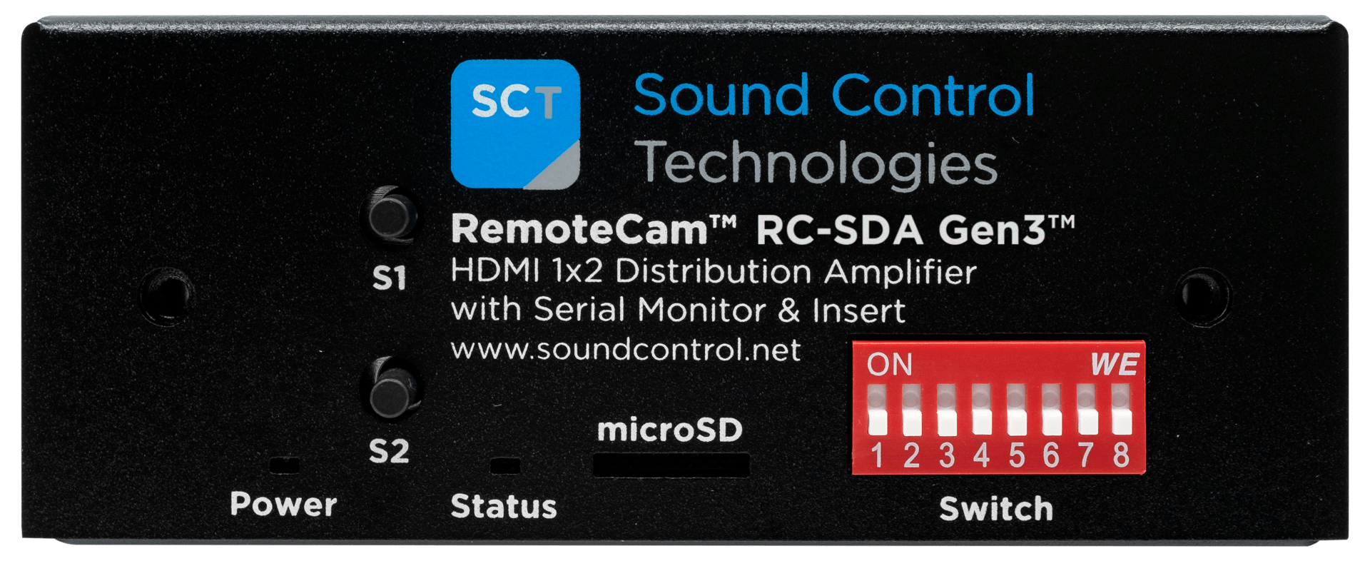 Sound Control Technologies RC-SDA Gen3 Poly to VISCA Bridge and HDMI Distribution Amplifier