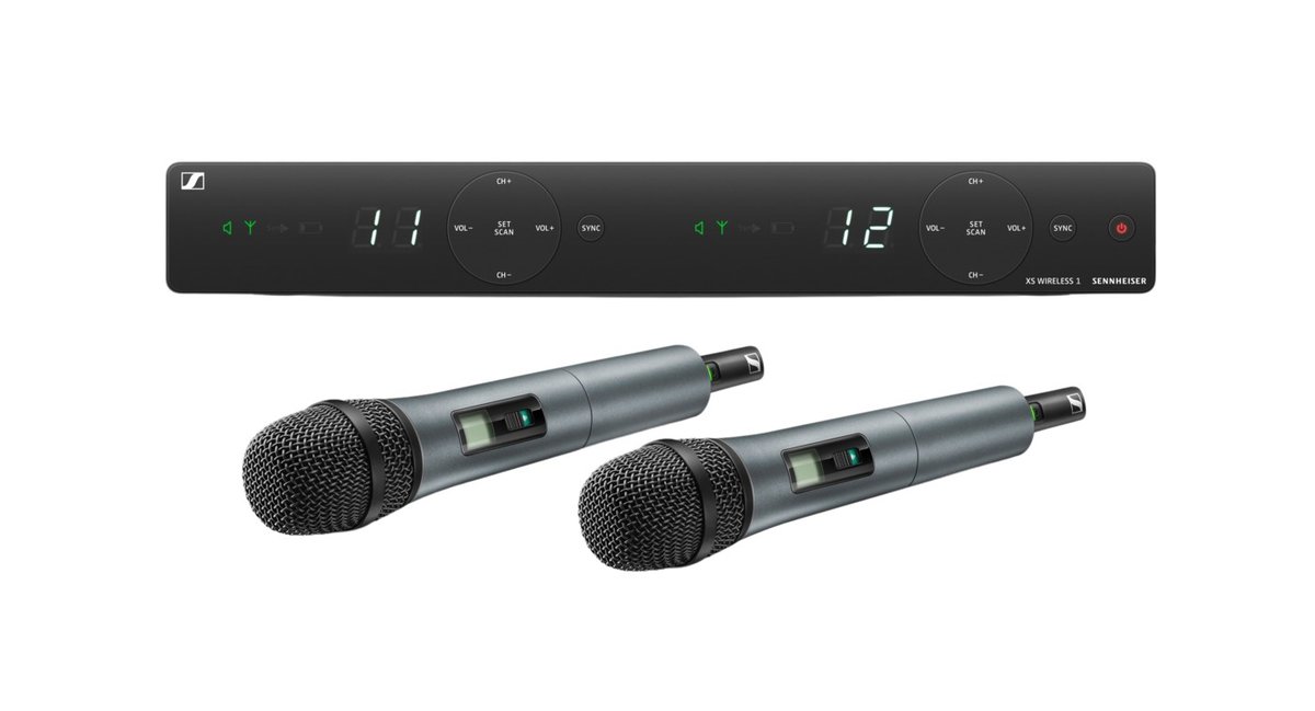 XSW 1-835 DUAL Two-Channel Wireless Handheld System