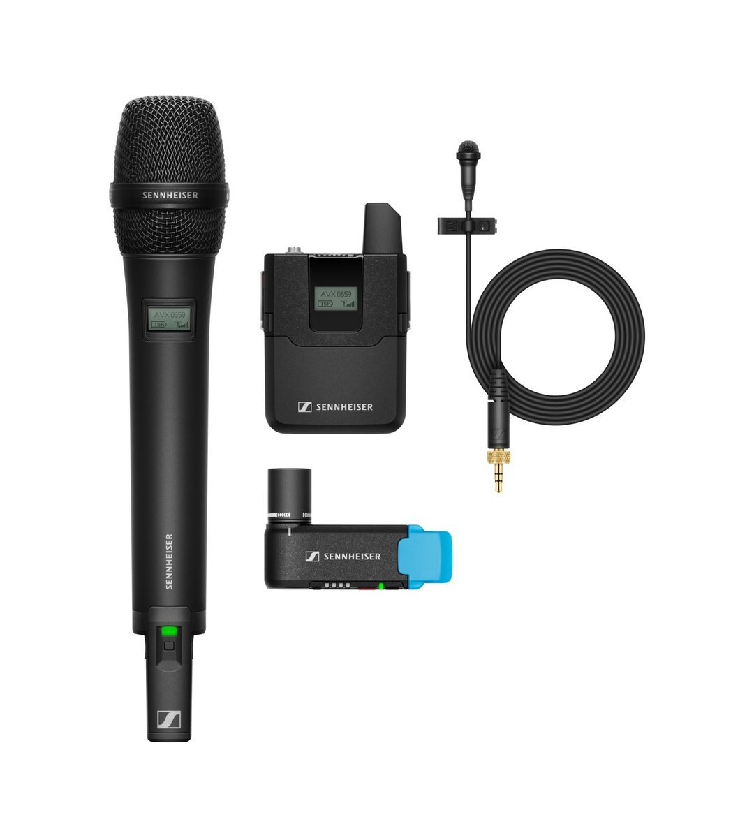 Sennheiser AVX-COMBO SET Digital Wireless Handheld and Bodypack System