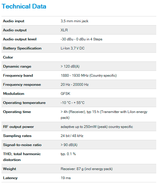 AVX-MKE2 specs