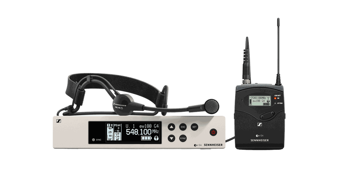 EW 100 G4-ME3 wireless headmic set