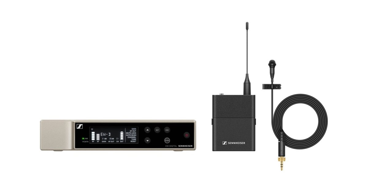 EW-D ME2 SET Digital Wireless Lavalier System (Q1-6, 470.2-526 MHz)