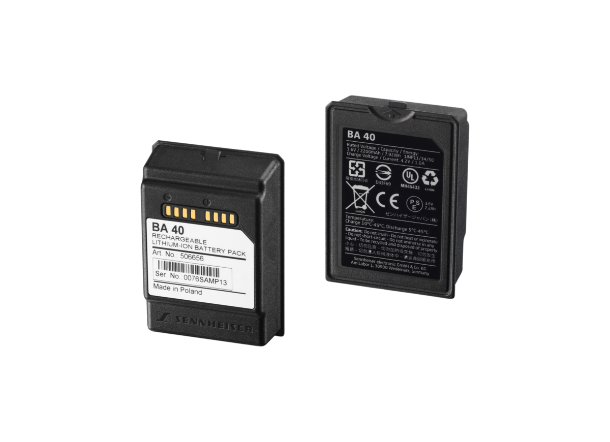 Sennheiser BA 40 Rechargeable Battery Pack