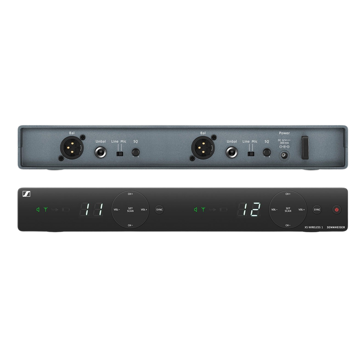 EM-XSW 1 DUAL Two-Channel Rack Receiver