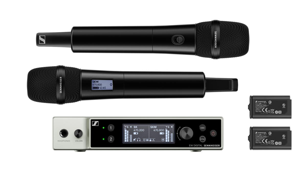 EW-DX 835-S Set (Q1-9) Digital Wireless Handheld System