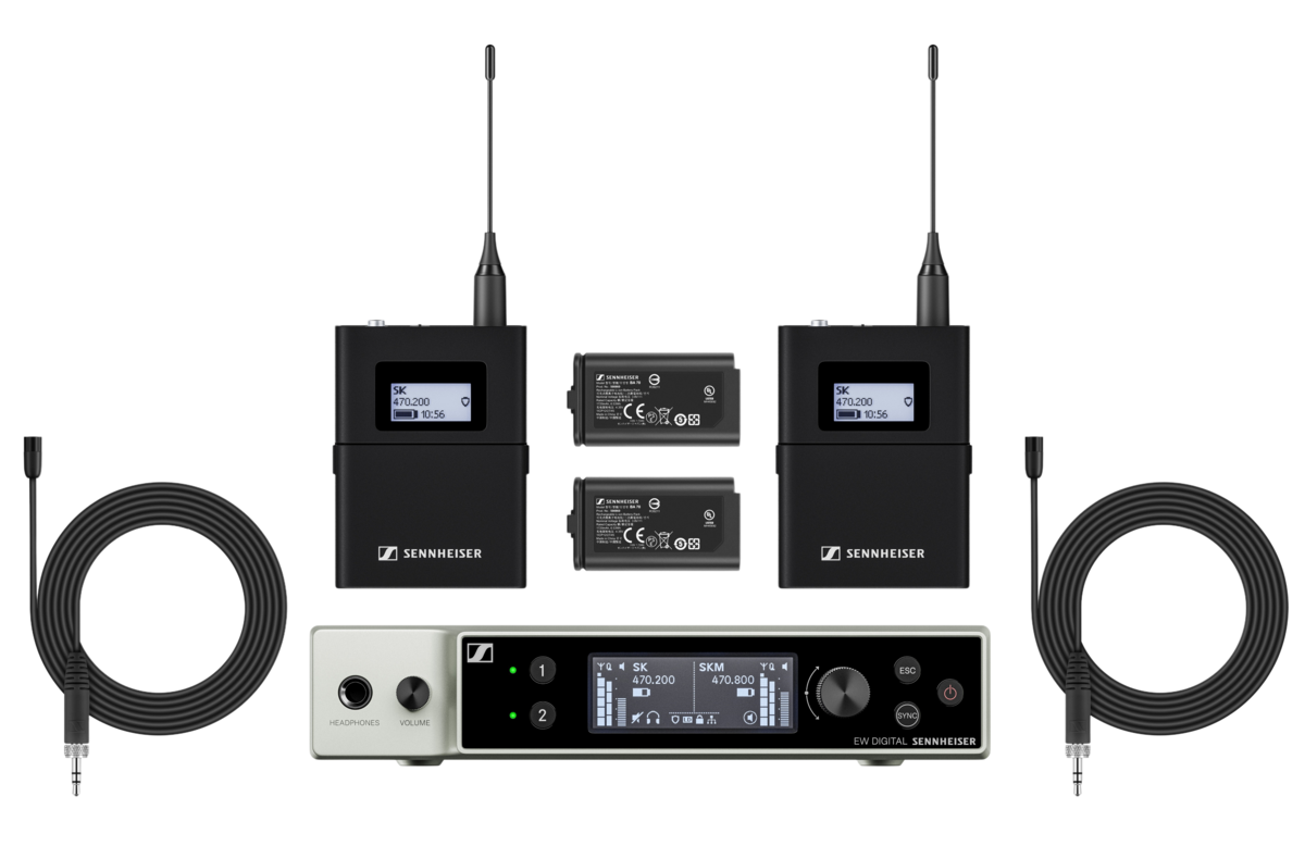 Sennheiser EW-DX MKE 2 Set (Q1-9) Digital Wireless Lavalier System product image