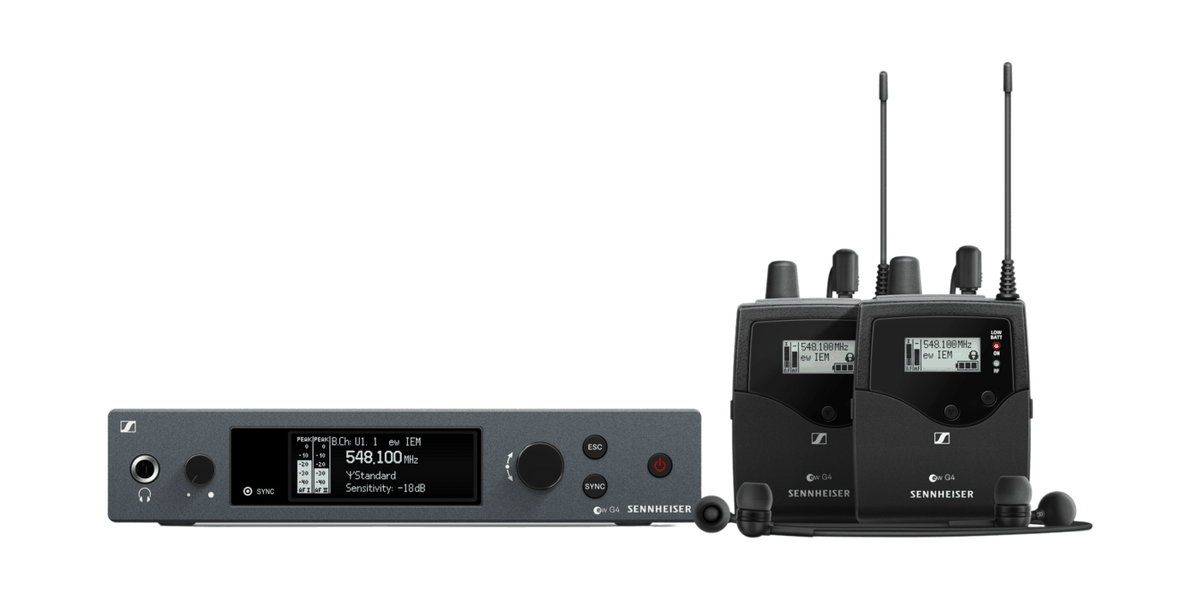 Sennheiser EW IEM G4 TWIN Wireless In-Ear Monitoring Set