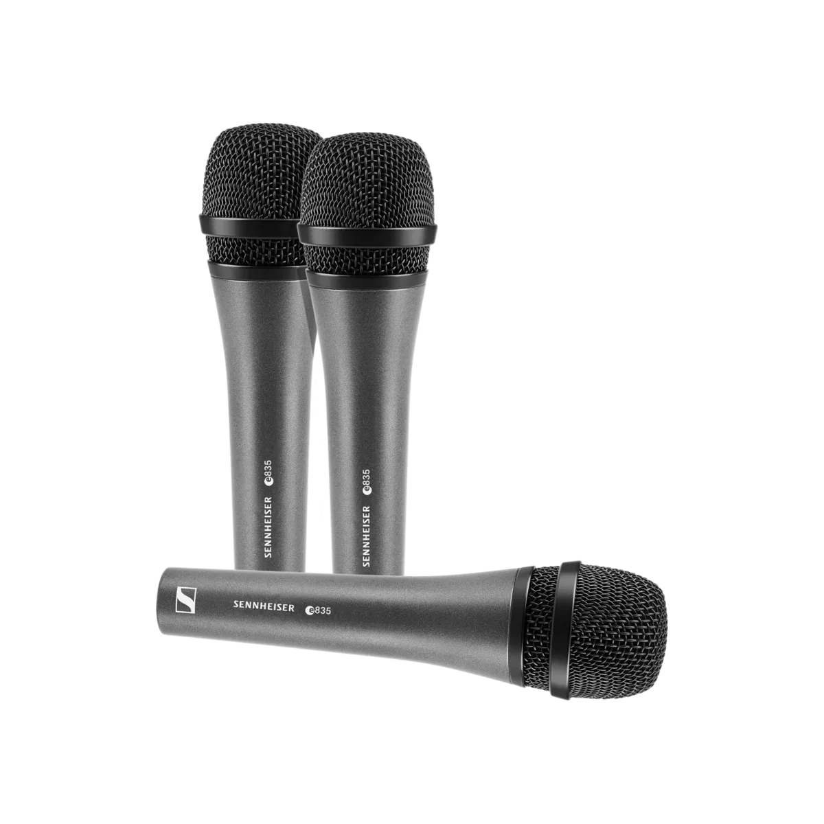 Sennheiser Threepack 835 - Three e 835 Dynamic Vocal Microphones - view 2