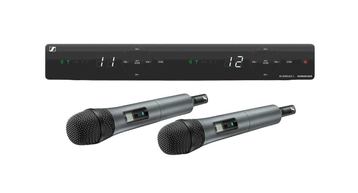 Sennheiser XSW 1-835 DUAL Two-Channel Wireless Handheld System product image