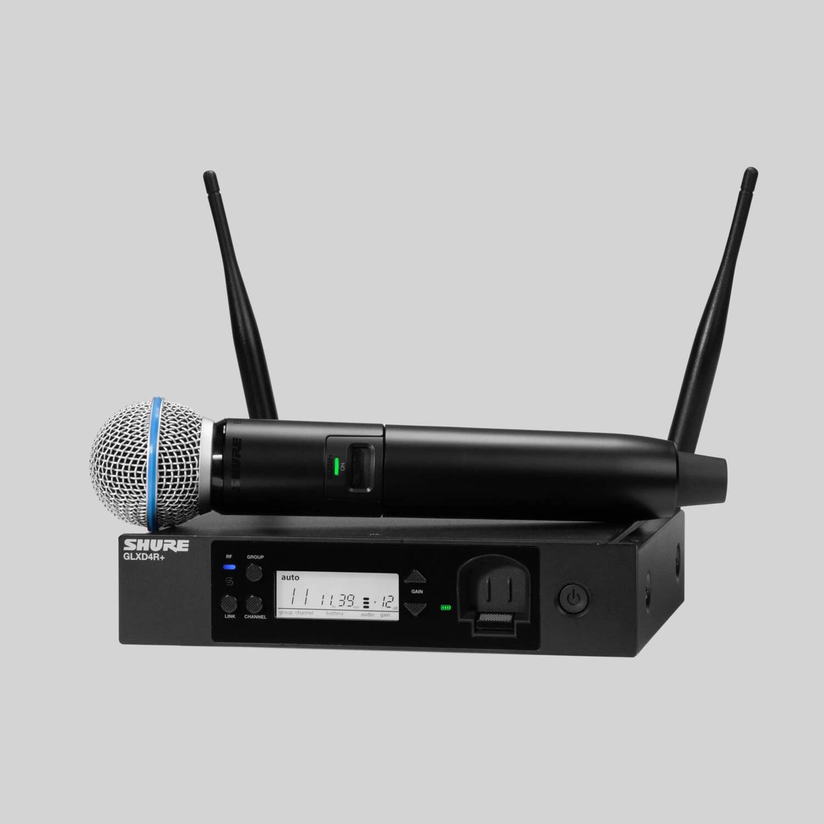 Shure GLXD24R+/B58 Handheld System Digital Wireless Rack System product image