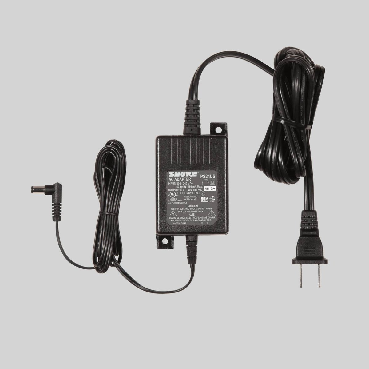 Shure PS24US 12V DC in-line power supply product image