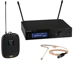SLXD14+/153T Wireless Headworn Mic System