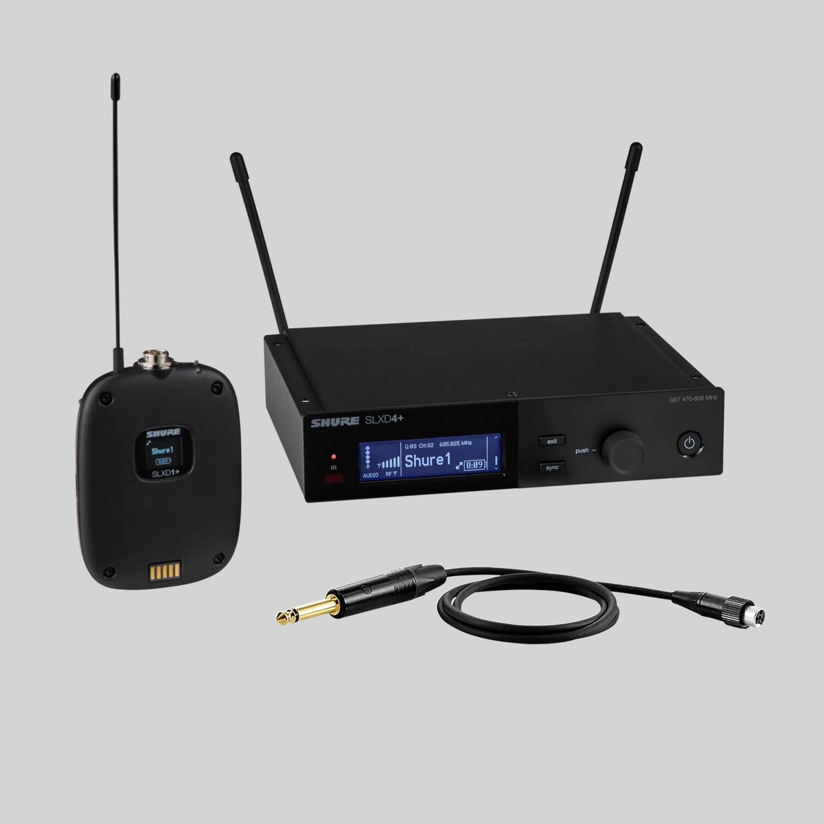 Shure SLXD14+ Instrument Digital Wireless System product image