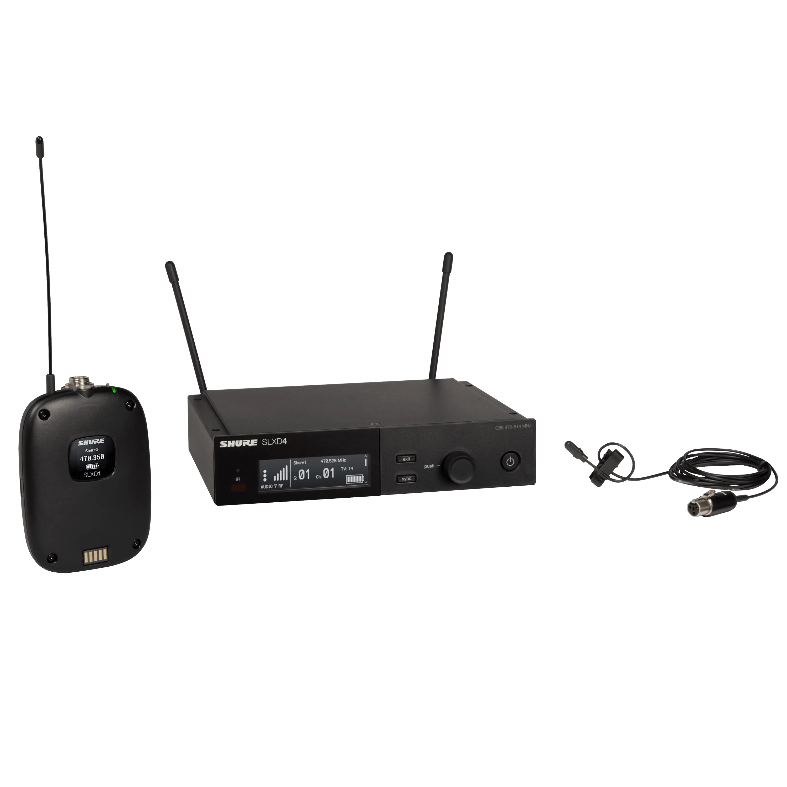 Shure SLXD14/DL4 Wireless Lavalier System