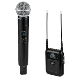 Shure SLXD25+/58 Handheld Mic with Portable Receiver System