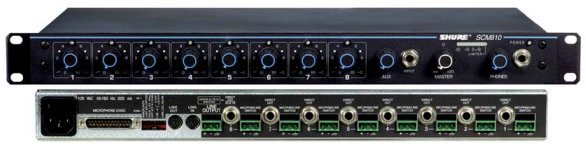 Shure SCM810 Mixer