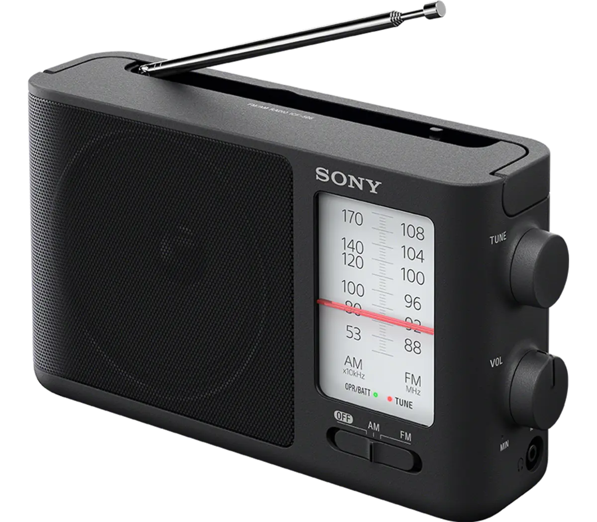 Sony ICF-506 Analog Tuning Portable FM/AM Radio - view 2