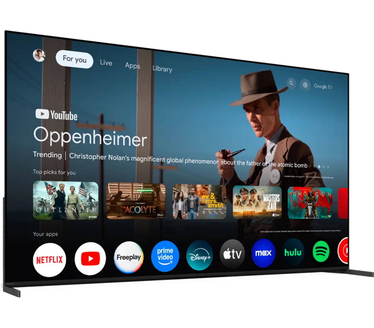 Sony BRAVIA 8 II QD-OLED 4K HDR Google TV (55" / 65") - view 2