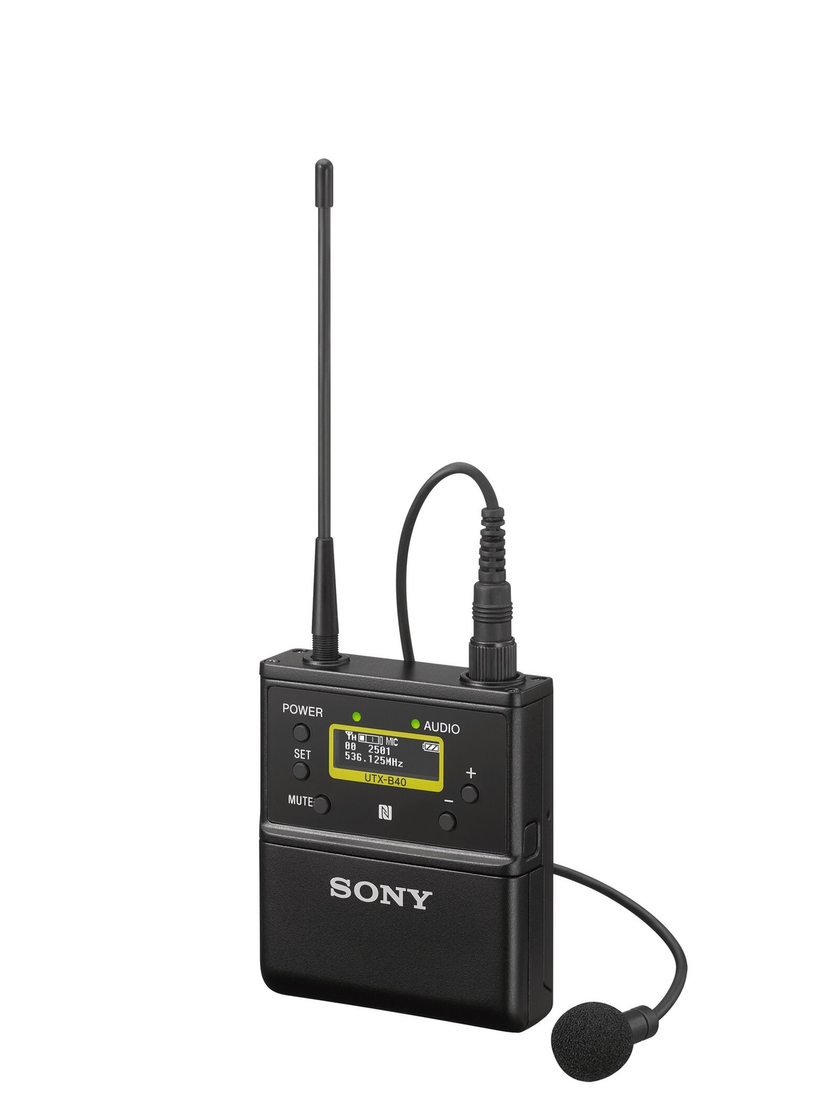 Sony UTX-B40 Bodypack Transmitter (UC14, 470-542 MHz) product image