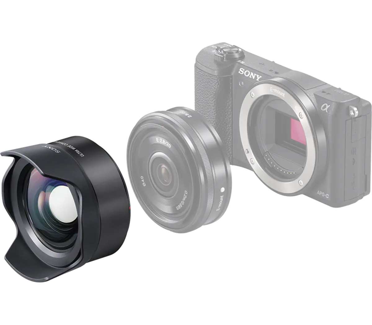 Sony VCL-ECU2 Ultra Wide Converter for SEL16F28 and SEL20F28 - view 2