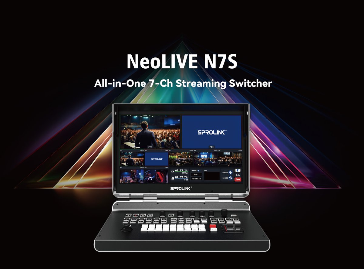 Sprolink NeoLIVE N7S All-in-One 7-Channel Streaming Switcher