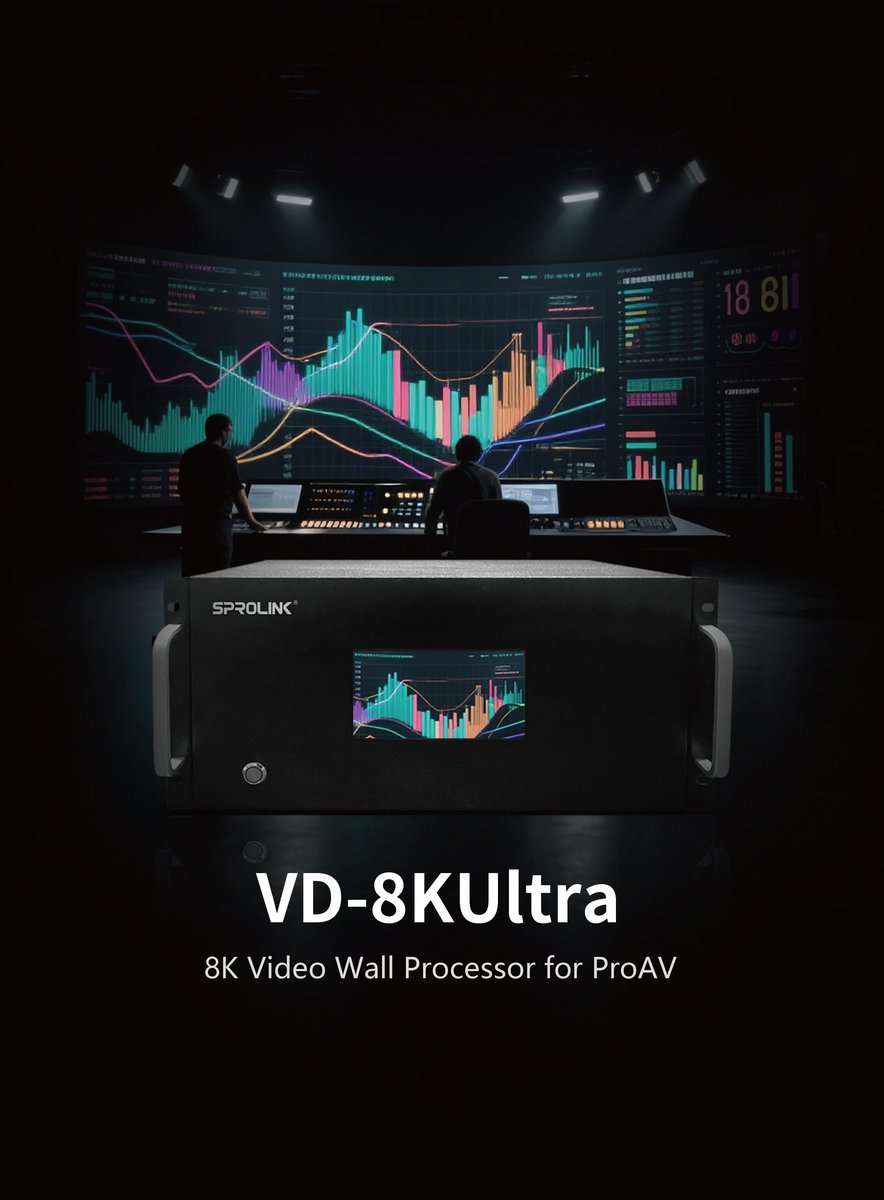 Sprolink VD-8KUltra 2U 8K Video Wall Processor