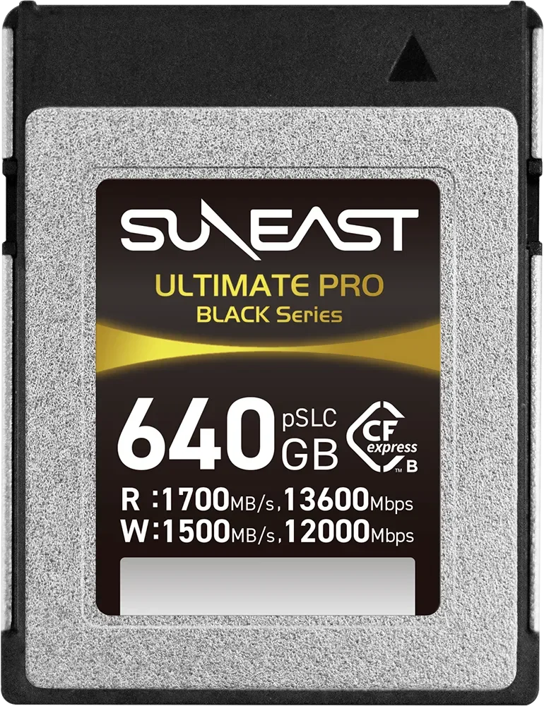 Suneast ULTIMATE PRO BLACK Series CFexpress Type B Card 640GB