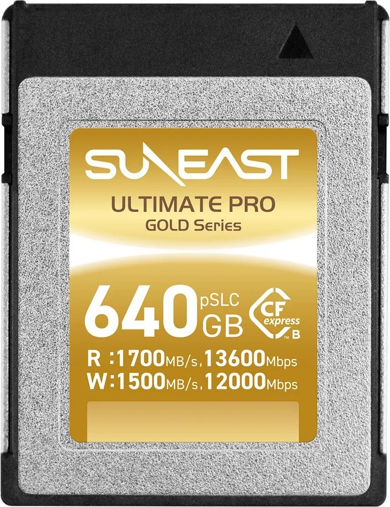 Suneast ULTIMATE PRO GOLD Series CFexpress Type B Card (pSLC)