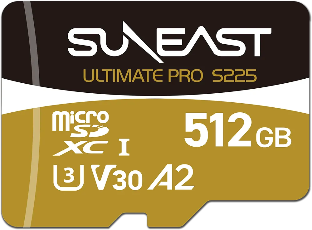 SUNEAST ULTIMATE PRO S225 GOLD Series microSDXC UHS-I Card