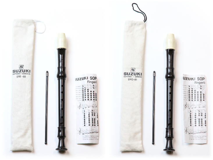 Suzuki SRE-80 / SRG-81 Soprano Recorder - view 2