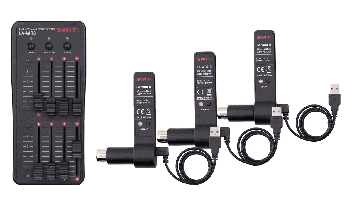 LA-WR8-KIT Pocket Wireless DMX Controller Kit