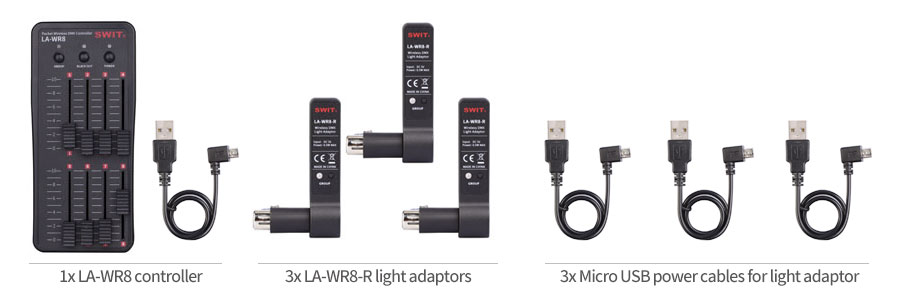 SWIT LA-WR8-KIT Pocket Wireless DMX Controller Kit - view 5