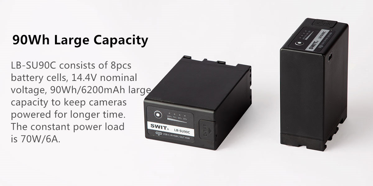 SWIT LB-SU90C 90Wh Sony BP-U Series Battery Pack - view 4