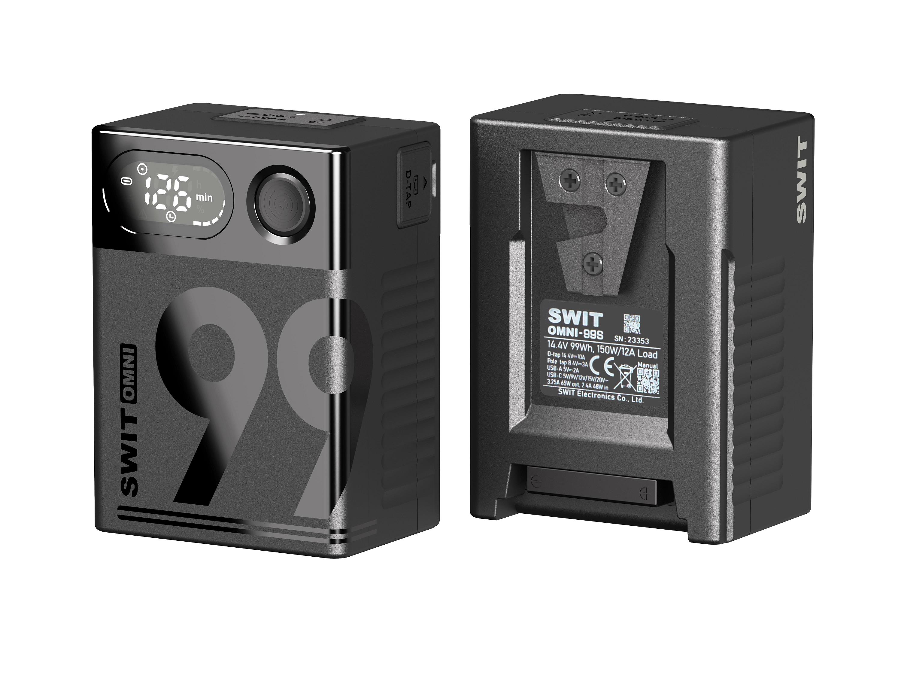 SWIT OMNI-99S 99Wh USB-C Pocket V-Mount Battery - view 6