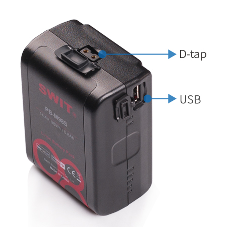 SWIT PB-M98S 98Wh Pocket V-Mount Battery - view 4