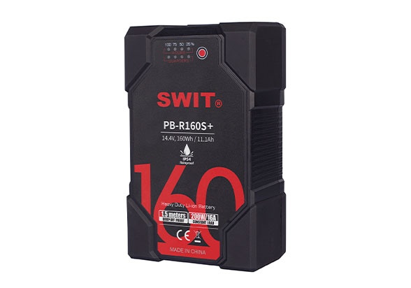 SWIT PB-R160S+ 160Wh Heavy Duty IP54 V-Mount Battery - view 3